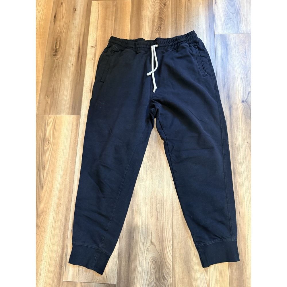 The North Face Sweatpants Men's Large Joggers Black Cotton Blend